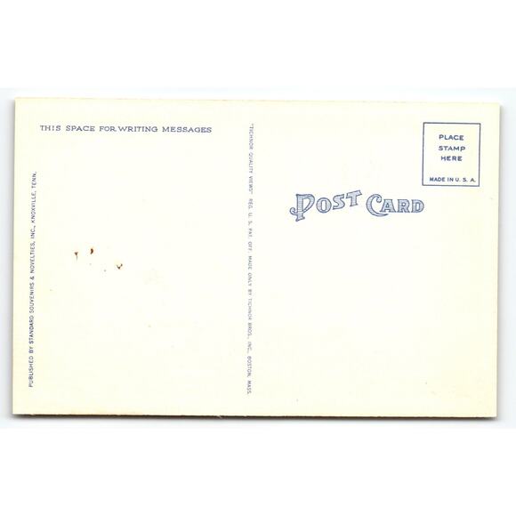 Vintage Linen Postcard Gatlinburg Tennessee Scenic Mountain View 1940s - Picture 2 of 2